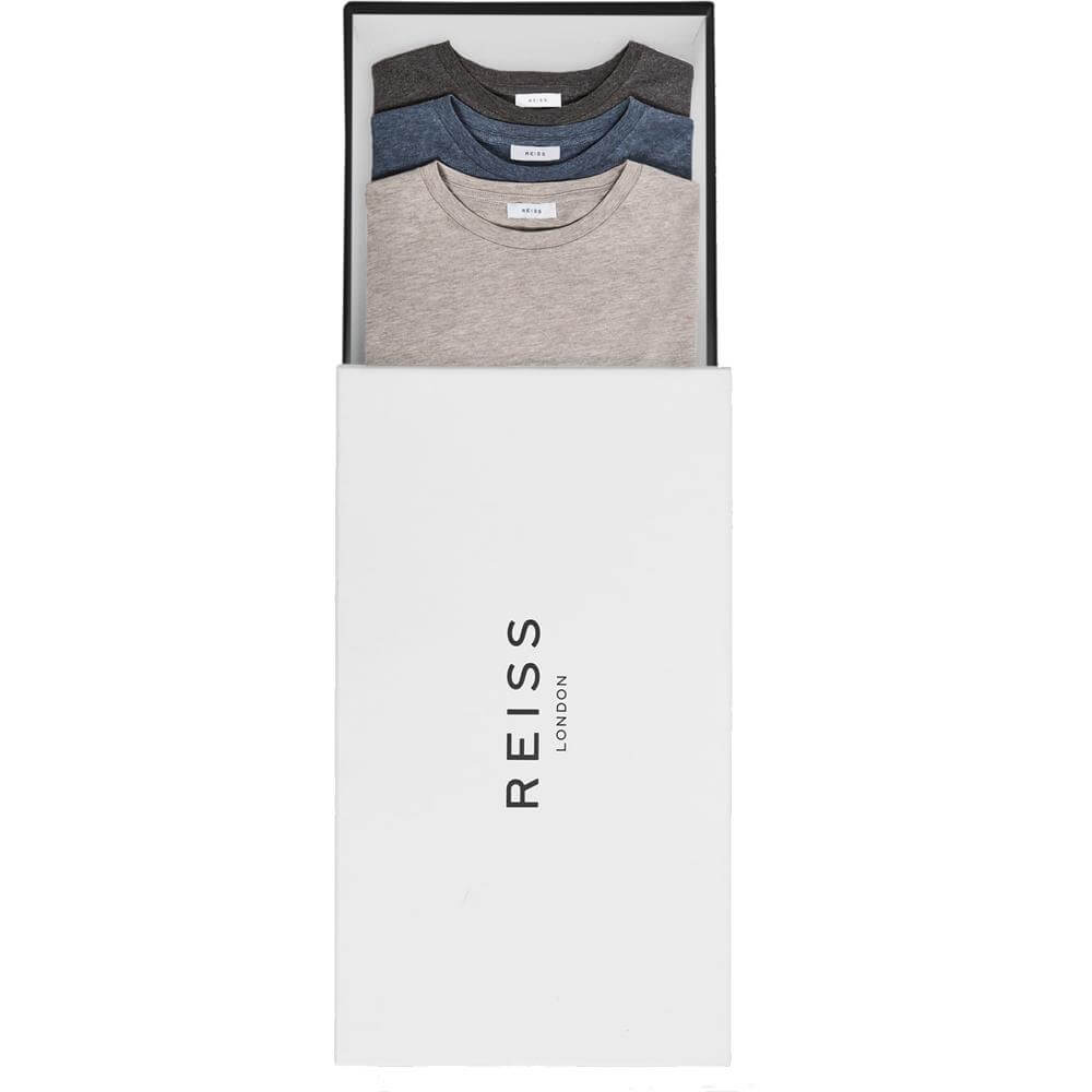 REISS BLESS 3 Pack Crew Neck Multi Melange T Shirts